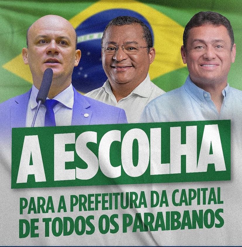 Gilberto, Virgolino e Nilvan anunciarão na próxima 2ª quem representará o trio na disputa da PMJP