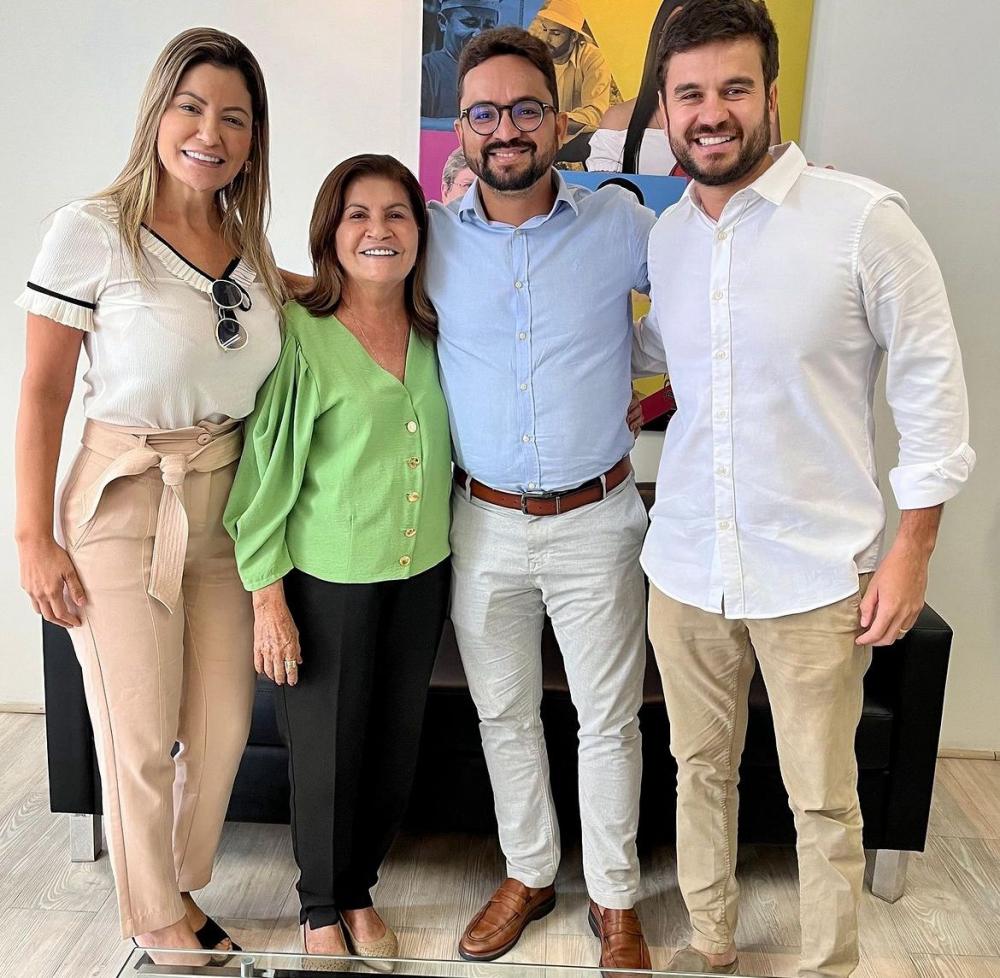 “Produtiva reunião”, afirma Dr. Joaquim após encontro com dirigente do PSB e Secretário de Administração do Estado