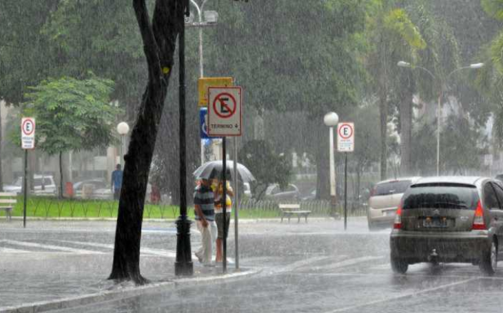 METEOROLOGIA PREVÊ CHUVAS INTENSAS EM 156 MUNICÍPIOS ATÉ ESTA SEGUNDA