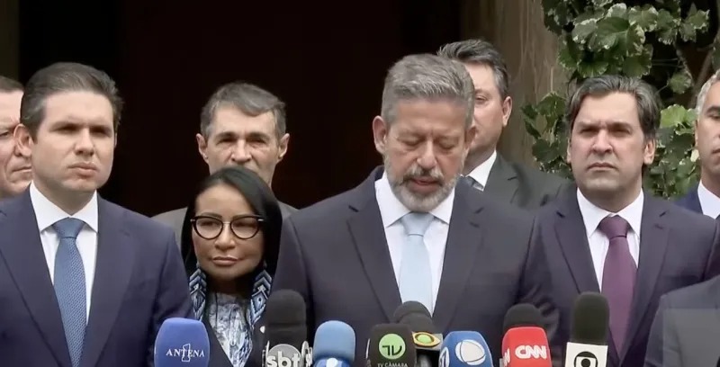 Lira anuncia apoio a Hugo Motta na disputa pela Presidência da Câmara