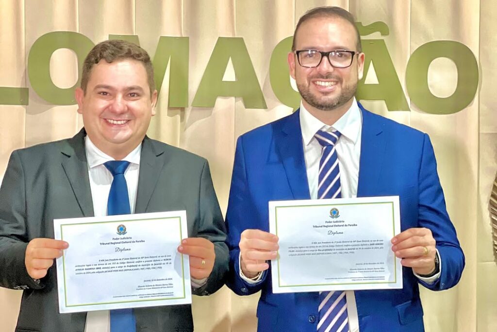 Márcio é diplomado prefeito de Jacaraú