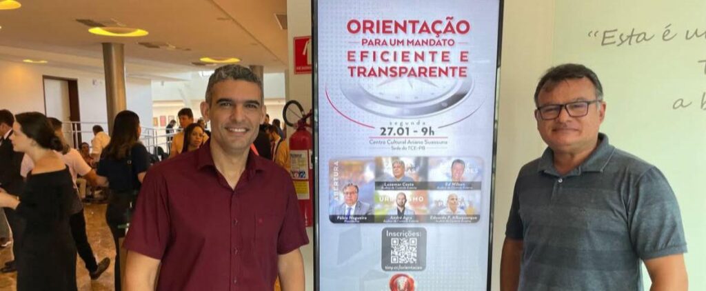 Camaf Douglas participa de evento do TCE-PB e reafirma o compromisso de uma gestãoTransparente e Eficiente