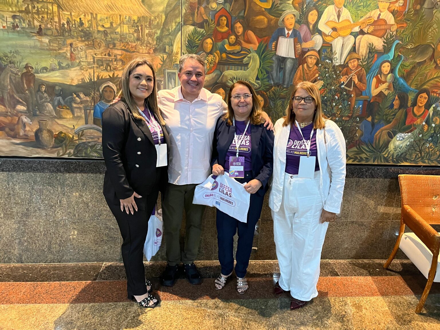 Liderança Feminina em Foco: Vereadoras e Secretária de Educação de Itapororoca Participam do Evento ‘Defesa Lilás’